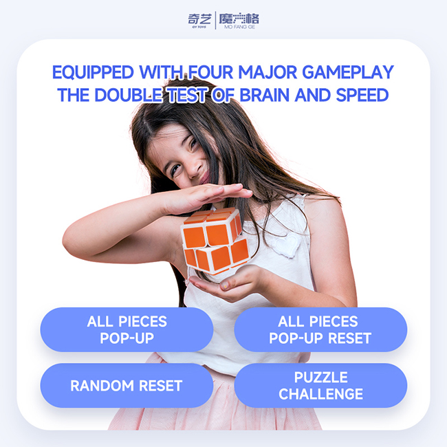 QiYi MoFangGe 2x2 OC Cube Vibrant Orange